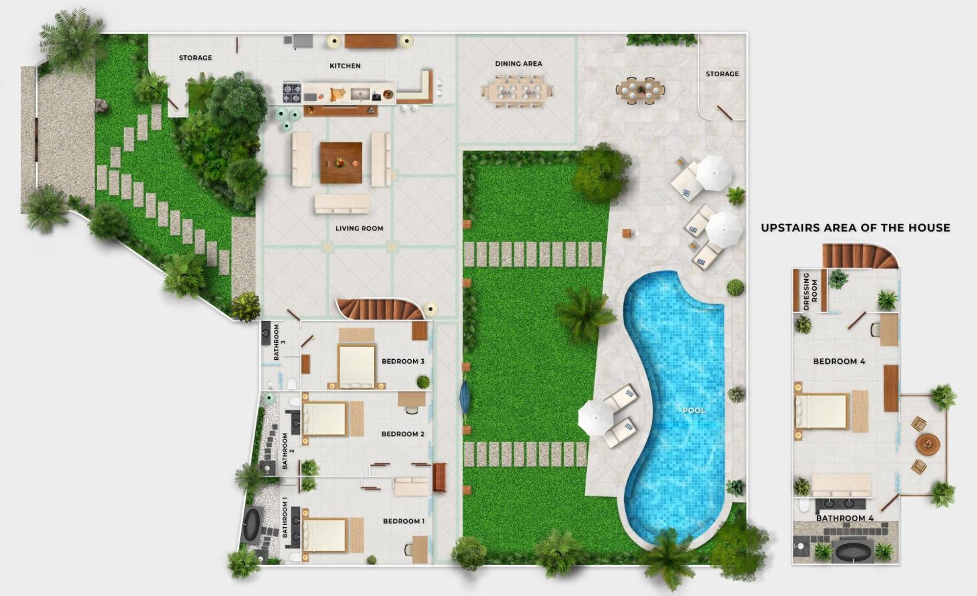 Manhattan - Luxurious 4 Bdr Villa, Huge Pool *